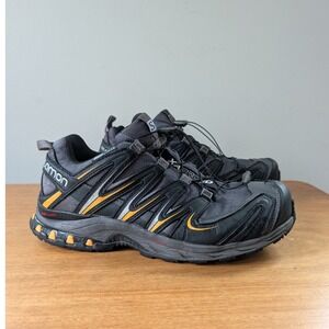Salomon XA Pro 3D CS Waterproof Trail Running Shoes Mens 10 Black Orange 368925